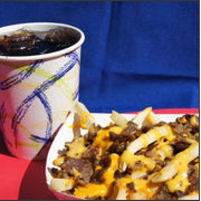 Steak Fries with Small Drink.