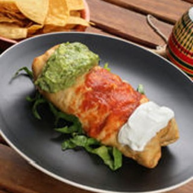 Small Chimichanga with Small Drink.